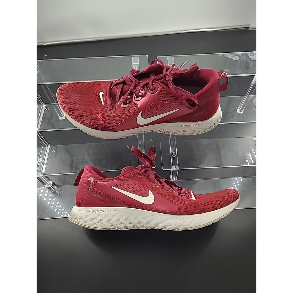 Nike‎ Legend React Running Shoes Womens 10 Red Crush Phantom BV1251-600